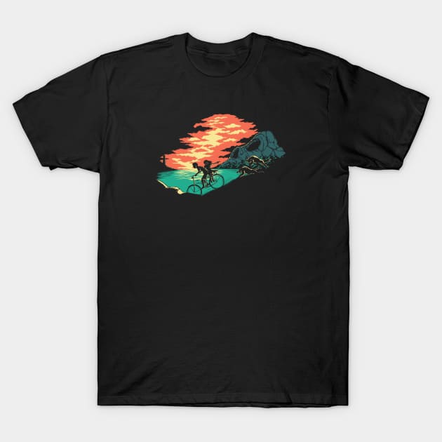 Love Adventure T-Shirt by monochromefrog